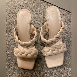 New heels cream color
